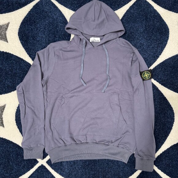 Stone Island Other - Stone Island Blue Patch Hoodie Size Large